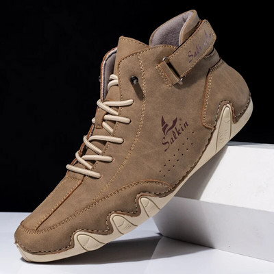 Sportiniai bateliai Vyriški auliniai batai Pu Oda Laisvalaikio vyriški Batai Mokasinai Vairavimo batai Lauke Patogūs Didelio dydžio Zapatos Para Hombres