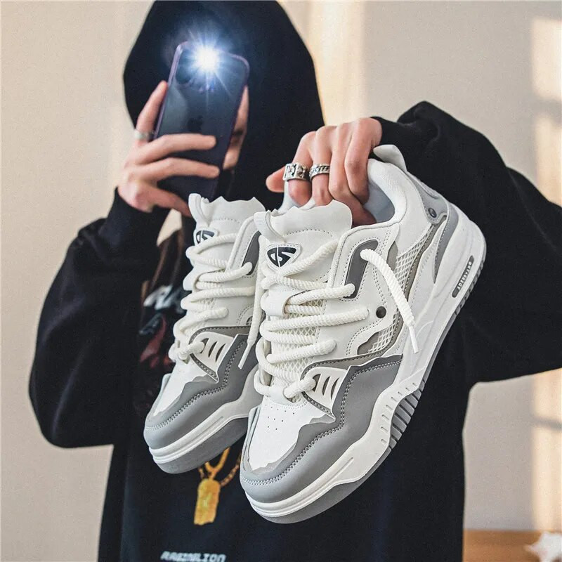 Ανδρικά παπούτσια Μόδα πάνινα παπούτσια Άνετα παπούτσια πλατφόρμας 2023 Υπαίθρια καθημερινά παπούτσια Street Trend Παπούτσια Skateboard Επαγγελματικά παπούτσια