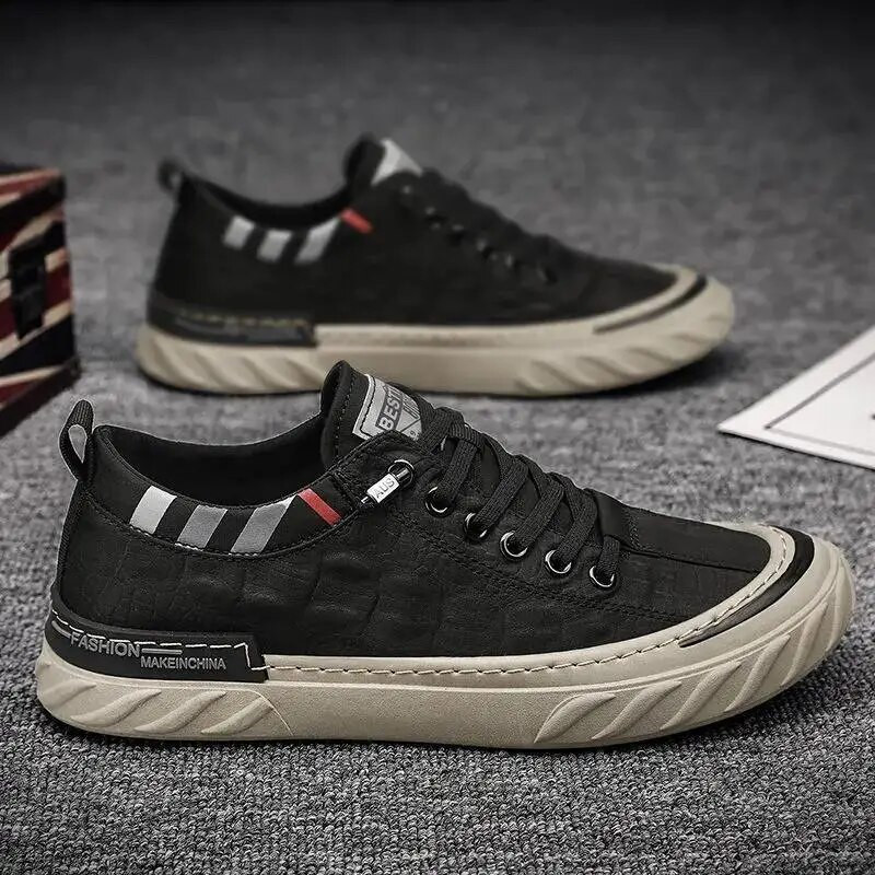 Platnene muške cipele Udobne svestrane tenisice Cipele od starog pekinškog platna Prozračna tkanina od ledene svile Ležerne sportske ravne natikače