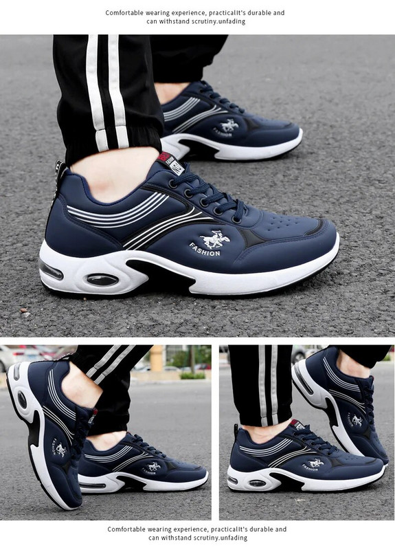 Μαύρα δερμάτινα πάνινα παπούτσια φθινοπωρινά ανδρικά παπούτσια 2021 νέα άφιξη wedges sneakers ανδρικά casual vulcanized παπούτσια