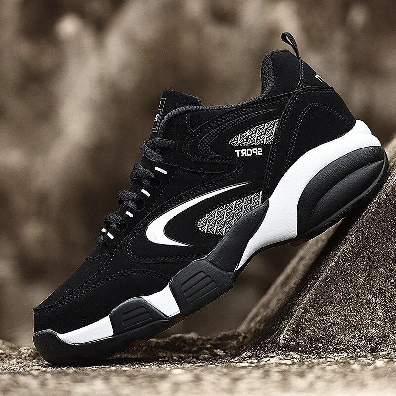 Sügis- ja talvised meeste spordijalatsid Keskealiste ja eakate isade reisid Meeste kingad Lehma kõõlustallad libisemisvastased vabaajajalatsid