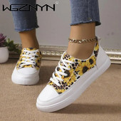 Γυναικεία παπούτσια για άνοιξη φθινοπωρινά Flat Sneaker Γυναικεία Flats Γυναικεία αθλητικά παπούτσια Casual Sneaker 2024 New Designer Printed Athletic 35-42