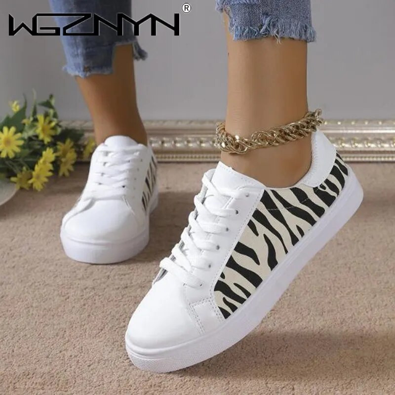 Uued kevadised naiste vabaajaspordijalatsid Mood Mugavus valged tossud Hingavad naiste tossud platvormkingad Zapatos De Mujer