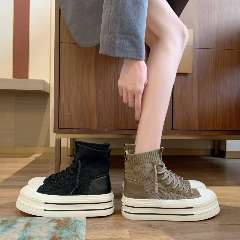 2023 νέα γυναικεία παπούτσια Άνετα αναπνεύσιμα γυναικεία casual παπούτσια High running ανθεκτικά στη φθορά Vulcanized παπούτσια Γυναικεία αθλητικά παπούτσια