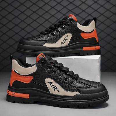 2024 m. nauji vyriški batai Patogūs suvarstomi plokšti vyriški laisvalaikio batai, vyriški sportbačiai, madingi sportiniai vulkanizuoti batai, vyriški