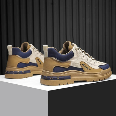 2024 Uued jalatsid meestele Mugavad nööriga lamedad meeste vabaajajalatsid Meeste vabaajajalatsid Meeste tossud Mood Sport Vulkaniseeritud jalatsid meestele