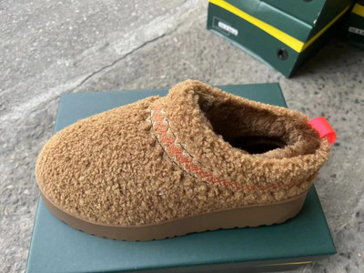 Moteriški sniego batai, 2023 m. žiema, nauji kašmyro spalvos, šilti, stori Tasman padai be kulno dengtų plaukų, pusiau šlepetės medvilniniai batai