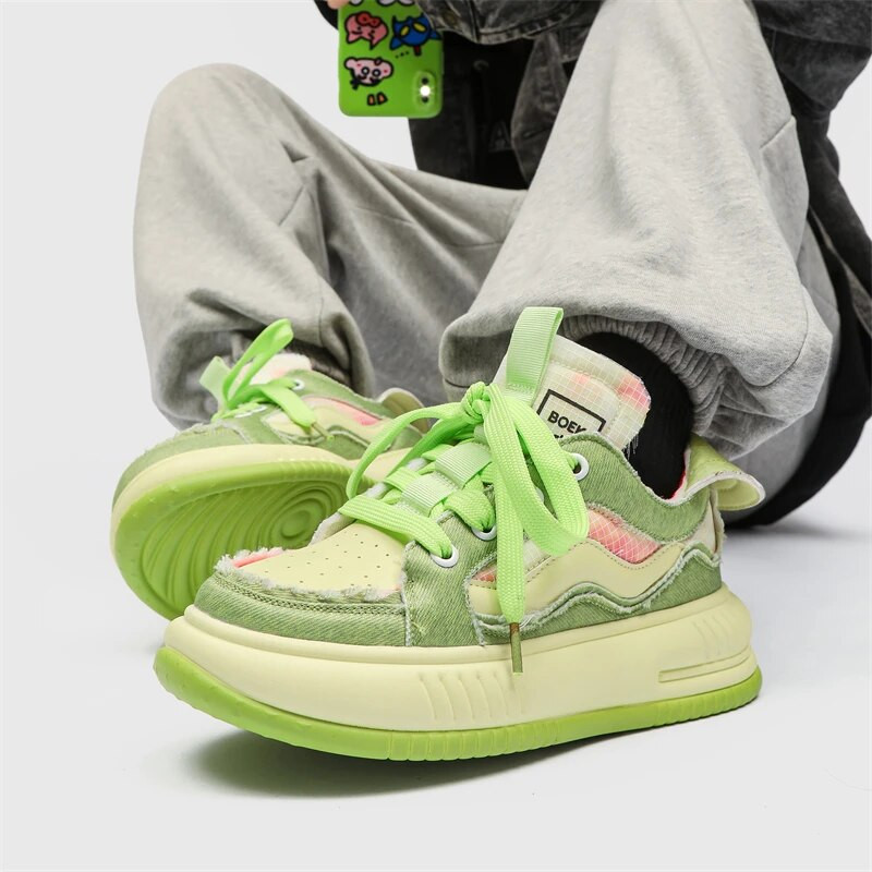 Klasikiniai vyriški, moteriški, laisvalaikio sportbačiai Prekės ženklo dizaino sportbačiai, moteriški batai riedlentei Retro porai skirti odiniai sportiniai batai vyrams