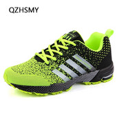 Παπούτσια για τρέξιμο για άνδρες Νέα αναπνέοντα αθλητικά παπούτσια Ζευγάρι πλέγμα ανθεκτικά στη φθορά Βουλκανιζέ παπούτσια Ανδρικά παπούτσια προπόνησης με κορδόνια εξωτερικού χώρου