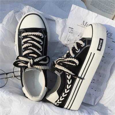 2023 Γυναικεία παπούτσια υψηλής ποιότητας Γυναικεία παπούτσια Vulcanize Επώνυμα γυναικεία πάνινα παπούτσια Πλατφόρμα ταιριάσματος χρώματος Γυναικεία παπούτσια casual