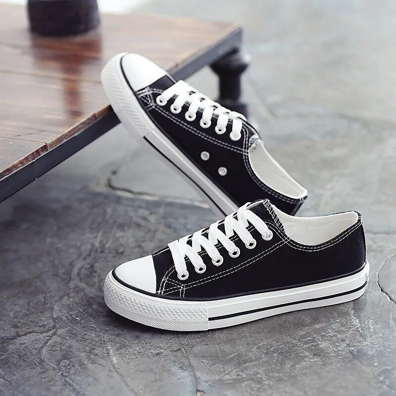 Mood naiste vulkaniseeritud kingad tossud naiste paeltega vabaajajalatsid Hingav lõuend Lame Zapatos Hombe