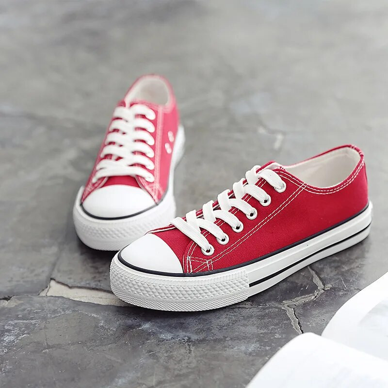 Mood naiste vulkaniseeritud kingad tossud naiste paeltega vabaajajalatsid Hingav lõuend Lame Zapatos Hombe