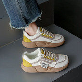 Kvaliteetsed naistekingad 2023, uued paksu tallaga kõrgendatud tossud naiste retrokiiludega vabaajajalatsid Zapatos De Mujer