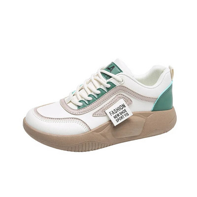 Kvaliteetsed naistekingad 2023, uued paksu tallaga kõrgendatud tossud naiste retrokiiludega vabaajajalatsid Zapatos De Mujer