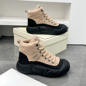 Naiste talvised poolsaapad Uued vabaaja spordisoojendusega rulajalatsid Naiste platvorm Pluss plush lumesaapad Jalatsid Botas De Mujer