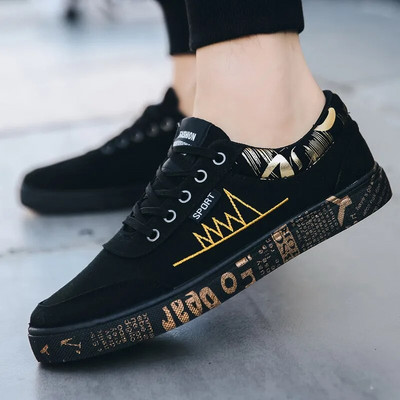 Kingad Meeste vabaajajalatsid Lõuend Kerged Mugavad tossud Õues kõndimine 2021 New Flats Meeste kingad Mood Zapatillas Hombres6g