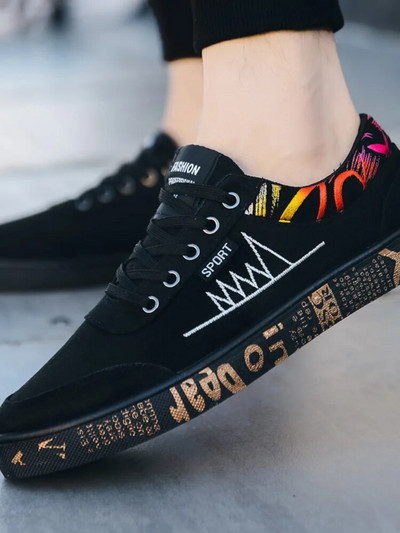 Kingad Meeste vabaajajalatsid Lõuend Kerged Mugavad tossud Õues kõndimine 2021 New Flats Meeste kingad Mood Zapatillas Hombres6g