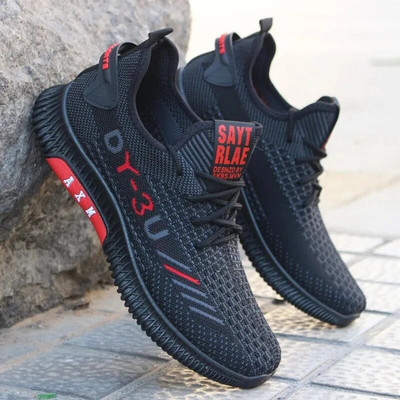 Vyriški batai, 2022 m. Nauji kvėpuojantys madingi tinkliniai, suvarstomi laisvalaikio batai Lengvi vyriški sportiniai batai Patogūs vairavimo batai