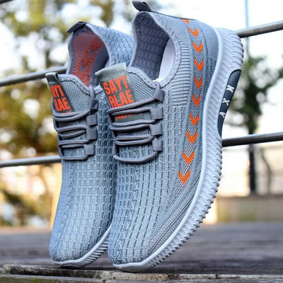 Vyriški batai, 2022 m. Nauji kvėpuojantys madingi tinkliniai, suvarstomi laisvalaikio batai Lengvi vyriški sportiniai batai Patogūs vairavimo batai