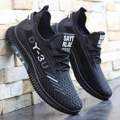 Vyriški batai, 2022 m. Nauji kvėpuojantys madingi tinkliniai, suvarstomi laisvalaikio batai Lengvi vyriški sportiniai batai Patogūs vairavimo batai