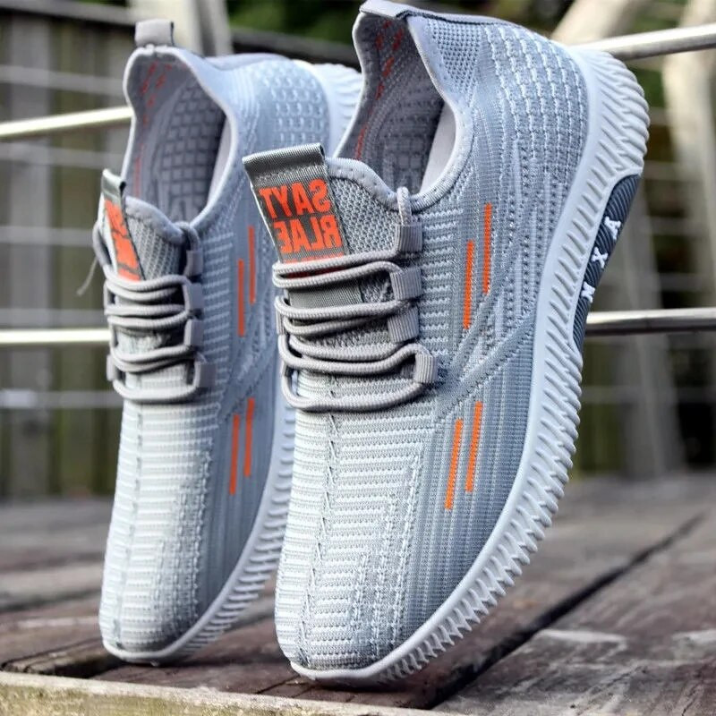 Vyriški batai, 2022 m. Nauji kvėpuojantys madingi tinkliniai, suvarstomi laisvalaikio batai Lengvi vyriški sportiniai batai Patogūs vairavimo batai