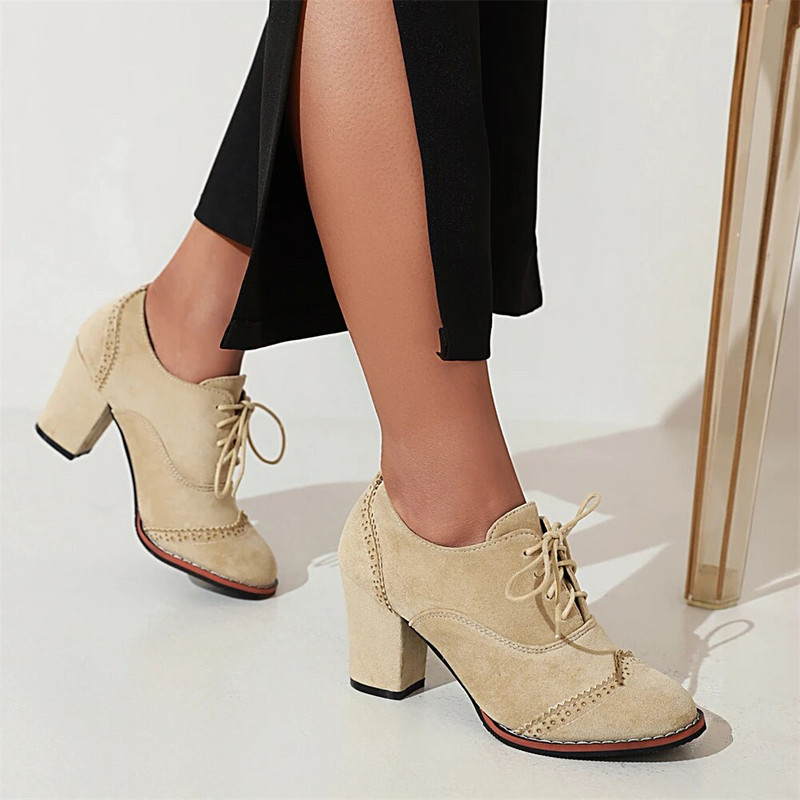 Uued seemisnahast kandiline kontsaga naiste pumbad mood Elegantne kvaliteetne naistele kevad-sügis kõrged kontsad kontorijalatsid Töökingad suurus 33-43