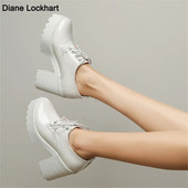 Klassikaline paelad naistele Mustad valged kõrged kontsad lühikesed saapad Euro stiilis naiste kingad sügisene kevadpunk kõrge kontsaga king