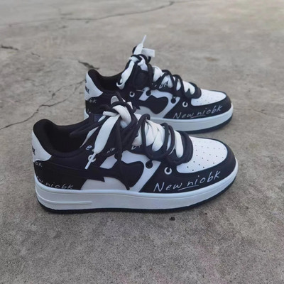Μόδα αθλητικά παπούτσια Breathable Love Couple Lace Up Outdoor Casual Low Vulcanized παπούτσια Αντιολισθητικά Running 2023 Νέα γυναικεία αθλητικά παπούτσια