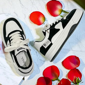 Καλοκαιρινά γυναικεία μικρά λευκά παπούτσια 2023 Νέα γυναικεία παπούτσια με χοντρό κάτω μαύρα ίσια παπούτσια Καλοκαιρινής μόδας Αντιολισθητικά γυναικεία casual παπούτσια