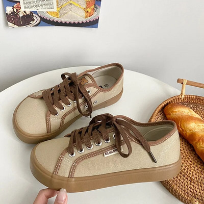 Narmitud lõuendiga tossud naistele Disainer Harajuku kingad Hip Hop Girl Platform tossud Naine Ahastuses kingad Punased Plimsollid