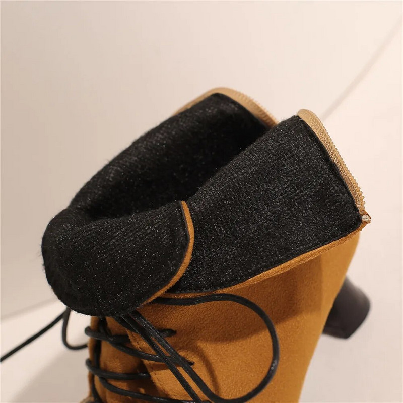 Sügistalvised kõrged kontsad, naiste saapad