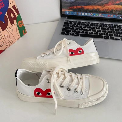 Moteriški batai Replica Love Aukšti drobiniai batai Moteriški vulkanizuoti batai Suvarstomi bėgimo moteriški laisvalaikio sportbačiai Zapatos De Mujeres