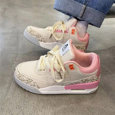 2023 m. „Ins Air Cushion“ balti batai, vyriški „visi tinkami“ porai kvėpuojantys sportbačiai, moteriški batai, poros stiliaus sportbačiai