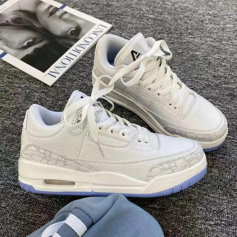 2023 m. „Ins Air Cushion“ balti batai, vyriški „visi tinkami“ porai kvėpuojantys sportbačiai, moteriški batai, poros stiliaus sportbačiai