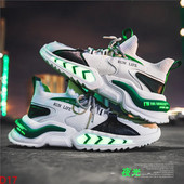 Vyriški batai 2023 nauji storapadžiai vyriški sportiniai bateliai tinkliniu paviršiumi šviečiantys bėgimo bateliai pralaidūs orui ir patogūs laisvalaikio batai