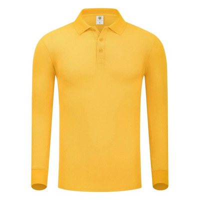 Pulover majica Muška golf polo odjeća Jesen Zima Majice dugih rukava na rever Jednobojne Polo majice s gumbima za žene Prilagodljiv logotip