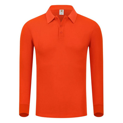 Pulover majica Muška golf polo odjeća Jesen Zima Majice dugih rukava na rever Jednobojne Polo majice s gumbima za žene Prilagodljiv logotip