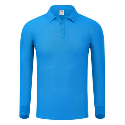 Pulover majica Muška golf polo odjeća Jesen Zima Majice dugih rukava na rever Jednobojne Polo majice s gumbima za žene Prilagodljiv logotip