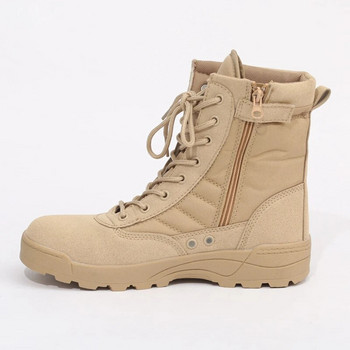 Άνδρες Desert Tactical Military Boots Working Safty Shoes Στρατός Combat Militares Tacticos Zapatos Feamle