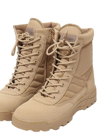 Мъжки пустинни тактически военни ботуши s Working Safty Shoes Army Combat Militares Tacticos Zapatos Feamle