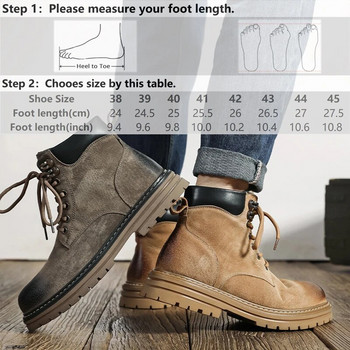 Ανδρικά μποτάκια μάρκας Άνετα κορυφαίας ποιότητας 2023 Classic Fashion Ankle Boots
