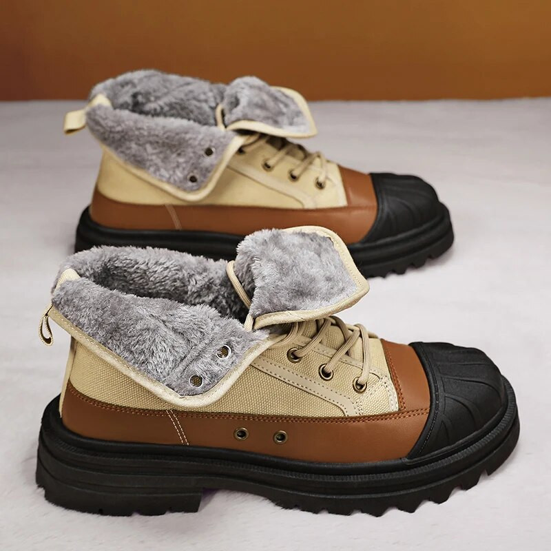 Pehmed kõrge lõikega Martini saapad, varbaosaga kokkupõrkevastased tööriided, suured vedurisaapad, suured kollased saapad, matkajalatsid