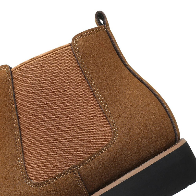 Muške Chelsea čizme visoke kvalitete plus velike veličine 47 48 crno smeđe visoke kožne cipele za slobodno vrijeme jesen 2021 nova moda