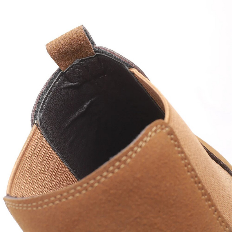 Muške Chelsea čizme visoke kvalitete plus velike veličine 47 48 crno smeđe visoke kožne cipele za slobodno vrijeme jesen 2021 nova moda