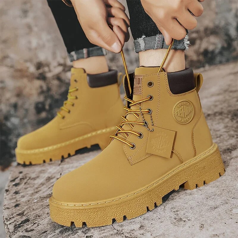 Vyriški batai 2023 m. rudens žiemos mada Priežastys Batai Batai Siuvinėjimas Vyriški Patvarūs Padas Vyriški batai Nauji klasikiniai vyriški batai