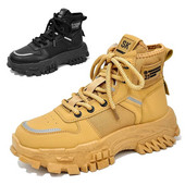 Martinke za ležerne sportove na otvorenom, trendi čizme, mekane, udobne, muške čizme protiv klizanja i otporne na habanje