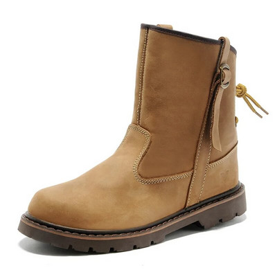 Meeste saapad Nahast Suures suuruses ratsasaapad Meeste Paelad Meeste Poolsaapad Brithsh Mootorrattasaapad Meestele Zapatos De Hombre