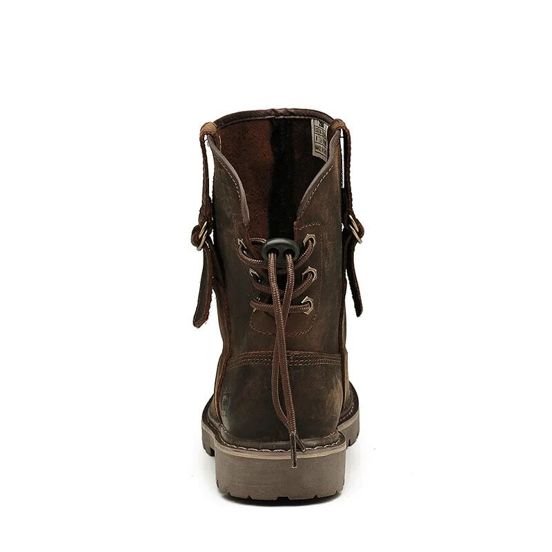 Meeste saapad Nahast Suures suuruses ratsasaapad Meeste Paelad Meeste Poolsaapad Brithsh Mootorrattasaapad Meestele Zapatos De Hombre