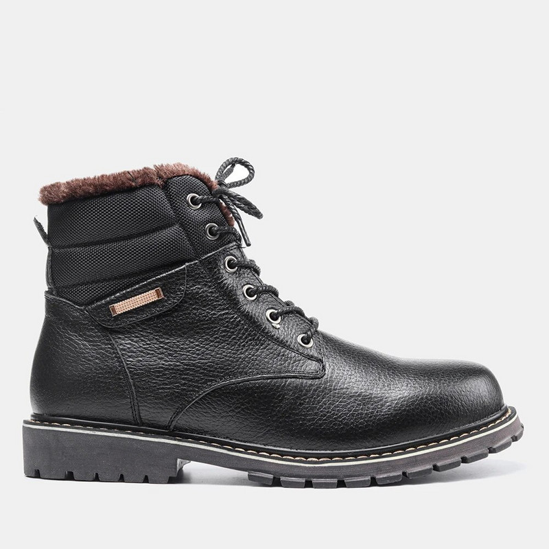 Suurus 38-50 nahast talvesaapad meestele Soojad mugavad lumesaapad täisnahast meeste talvejalatsid#8815