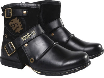 Зимни модни мъжки обувки Ботуши Топли кожени винтидж мотоциклетни мъжки ботуши Ретро 2023 Метален стил Ципове Мъжки обувки